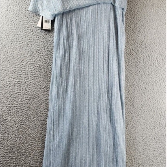 Adrianna Papell metallic gown New 8 - Picture 4 of 7